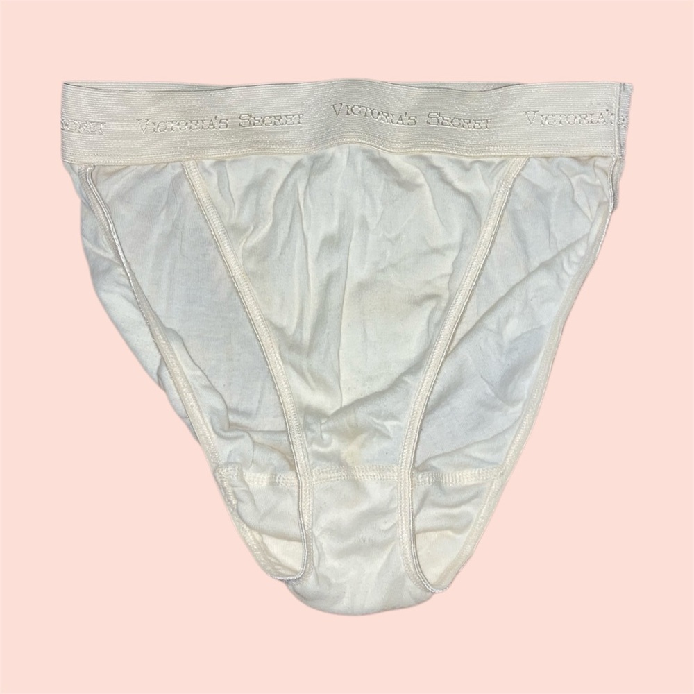 Vintage White Cotton Panty